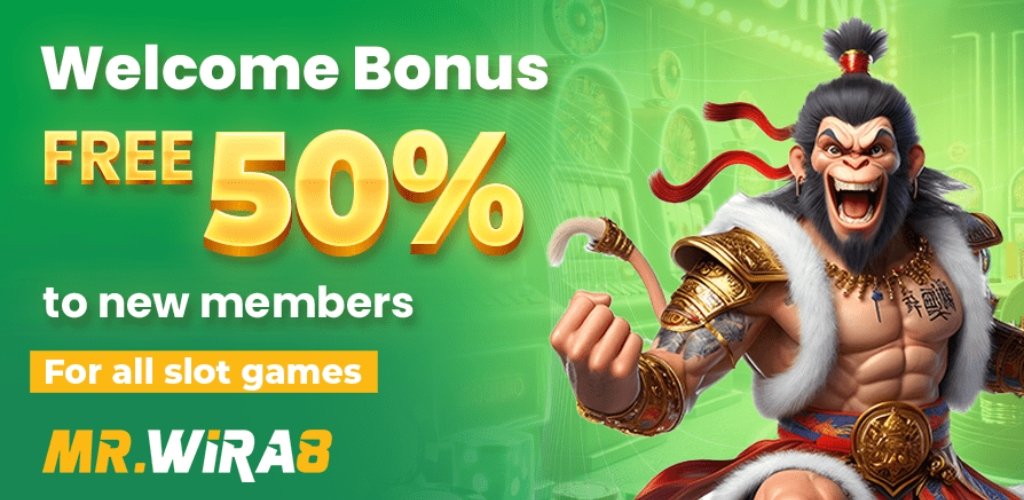 MrWira8 Welcome Bonus 50%