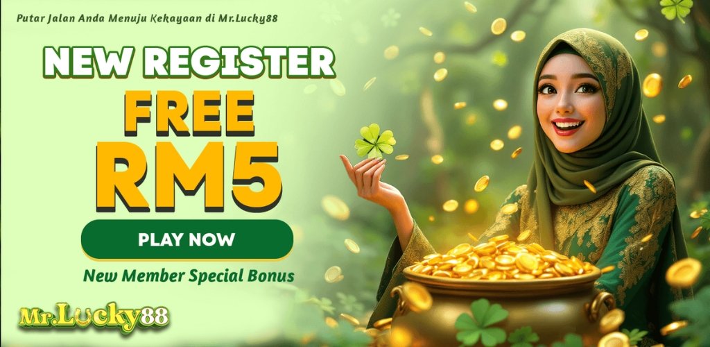 Register at MrLucky88 for Free Credit RM5