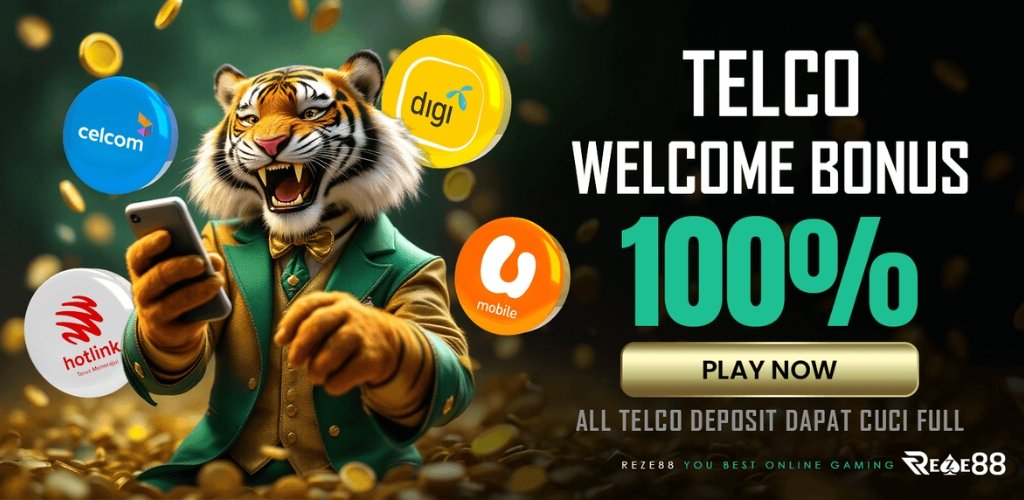 Reze88 Telco Welcome Bonus 100%