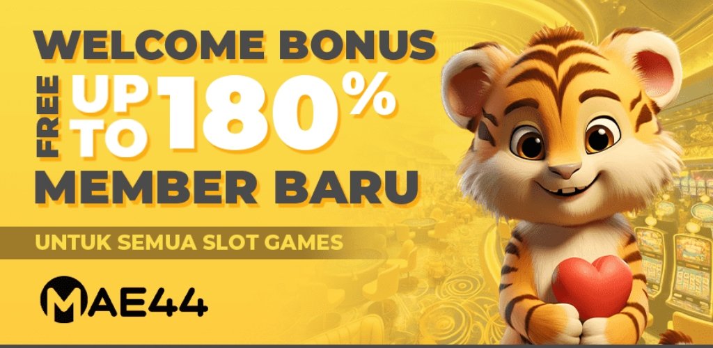 Mae44 Welcome Bonus New Member Up To 180%