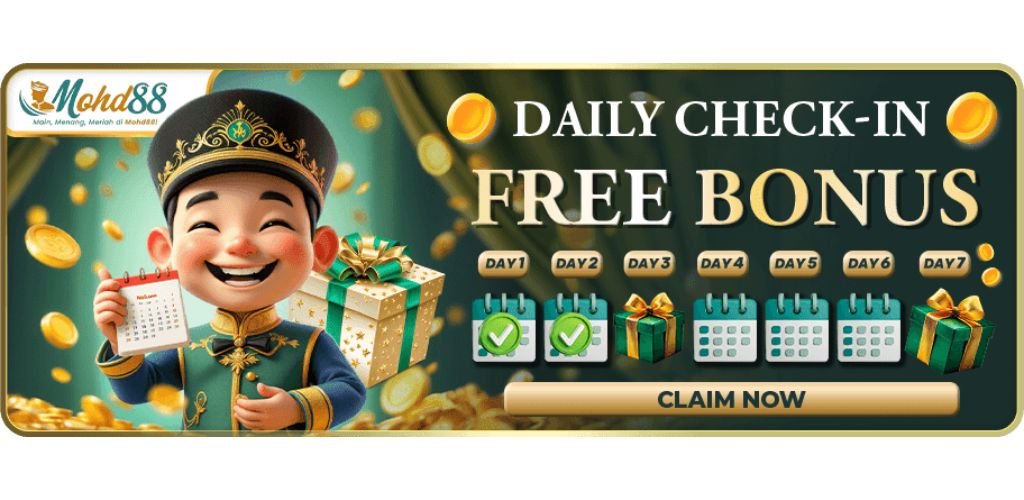 Daily Check In Free Credit at Mohd88