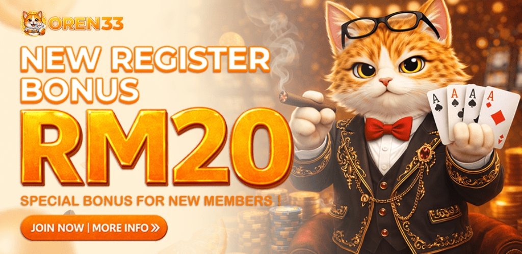 Oren33 Free Credit RM20 for New Members