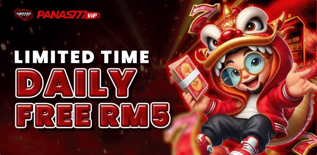 Daily Free Credit 365 Hari RM5 at Panas777VIP